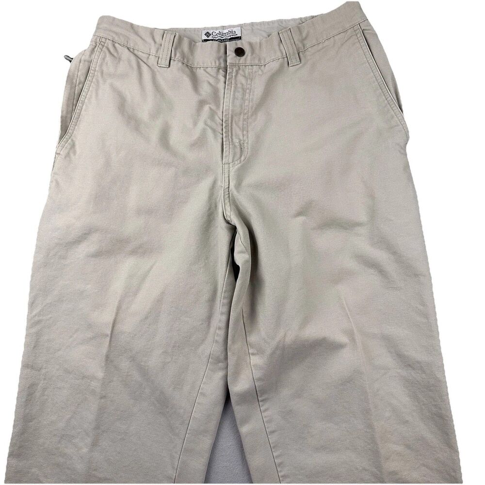 Columbia Men’s Flex ROC 6 Pocket Heavyweight Cotton Canvas Pants size 34 x 32